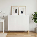 Sideboard Hvid 89 x 34,5 x 80 cm Konstrueret træ