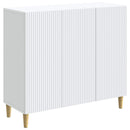 Sideboard Hvid 89 x 34,5 x 80 cm Konstrueret træ