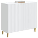 Sideboard Hvid 89 x 34,5 x 80 cm Konstrueret træ