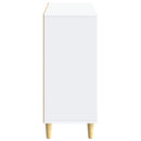 Sideboard Hvid 89 x 34,5 x 80 cm Konstrueret træ
