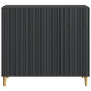 Sideboard Sort 89 x 34,5 x 80 cm Konstrueret træ