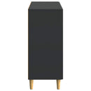 Sideboard Sort 89 x 34,5 x 80 cm Konstrueret træ