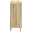 Sideboard Sonoma-eg 89 x 34,5 x 80 cm Konstrueret træ