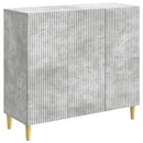 Sideboard Betongrå 89 x 34,5 x 80 cm Konstrueret træ