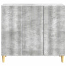 Sideboard Betongrå 89 x 34,5 x 80 cm Konstrueret træ