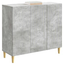 Sideboard Betongrå 89 x 34,5 x 80 cm Konstrueret træ