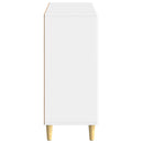 Sideboard Hvid højglans 89 x 34,5 x 80 cm Konstrueret træ