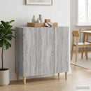 Sideboard Grå sonoma-eg 89 x 34,5 x 80 cm Konstrueret træ