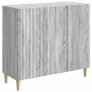 Sideboard Grå sonoma-eg 89 x 34,5 x 80 cm Konstrueret træ