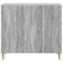 Sideboard Grå sonoma-eg 89 x 34,5 x 80 cm Konstrueret træ