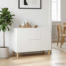Sideboard Hvid 89 x 34,5 x 60 cm Konstrueret træ