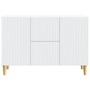 Sideboard med skuffe Hvid 89 x 34,5 x 60 cm Konstrueret træ