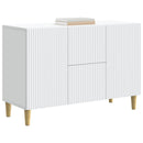Sideboard med skuffe Hvid 89 x 34,5 x 60 cm Konstrueret træ