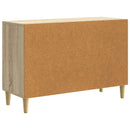 Sideboard Sonoma-eg 89 x 34,5 x 60 cm Konstrueret træ