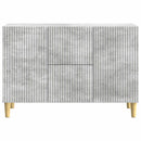 Sideboard med skuffe Betongrå 89 x 34,5 x 60 cm Konstrueret træ