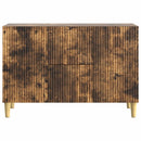 Sideboard med skuffe Røget eg 89 x 34,5 x 60 cm Konstrueret træ