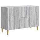 Sideboard Grå sonoma-eg 89 x 34,5 x 60 cm Konstrueret træ