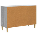 Sideboard Grå sonoma-eg 89 x 34,5 x 60 cm Konstrueret træ