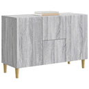 Sideboard Grå sonoma-eg 89 x 34,5 x 60 cm Konstrueret træ