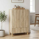 Sideboard Sonoma-eg 66 x 34,5 x 95 cm Konstrueret træ