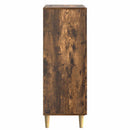 Sideboard med skuffe Røget eg 66 x 34,5 x 95 cm Konstrueret træ