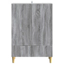 Sideboard Grå sonoma-eg 66 x 34,5 x 95 cm Konstrueret træ
