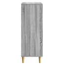 Sideboard Grå sonoma-eg 66 x 34,5 x 95 cm Konstrueret træ