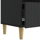 TV-skab med skuffe Sort 102 x 34,5 x 50 cm Konstrueret træ