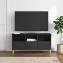 TV-skab med skuffe Sort 102 x 34,5 x 50 cm Konstrueret træ