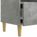 TV-skab med skuffe Betongrå 102 x 34,5 x 50 cm Konstrueret træ