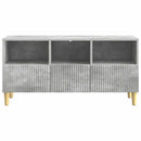 TV-skab med skuffe Betongrå 102 x 34,5 x 50 cm Konstrueret træ