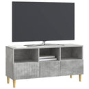 TV-skab med skuffe Betongrå 102 x 34,5 x 50 cm Konstrueret træ