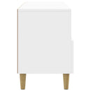 TV-skab Hvid højglans 102 x 34,5 x 50 cm Konstrueret træ
