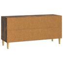 TV-skab med skuffe Røget eg 102 x 34,5 x 50 cm Konstrueret træ