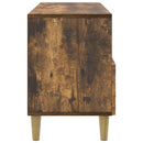 TV-skab med skuffe Røget eg 102 x 34,5 x 50 cm Konstrueret træ