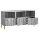 TV-skab Grå sonoma-eg 102 x 34,5 x 50 cm Konstrueret træ