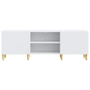 TV-skab Hvid 150 x 31 x 50 cm Konstrueret træ