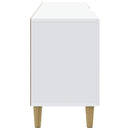 TV-skab Hvid 150 x 31 x 50 cm Konstrueret træ