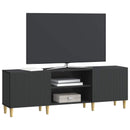 TV-skab Sort 150 x 31 x 50 cm Konstrueret træ
