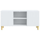 TV-skab Hvid 102 x 34,5 x 50 cm Konstrueret træ