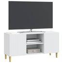 TV-skab Hvid 102 x 34,5 x 50 cm Konstrueret træ