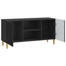 TV-skab Sort 102 x 34,5 x 50 cm Konstrueret træ