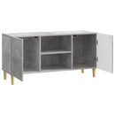 TV-skab Betongrå 102 x 34,5 x 50 cm Konstrueret træ