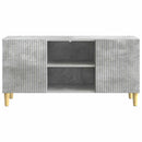 TV-skab Betongrå 102 x 34,5 x 50 cm Konstrueret træ