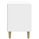 TV-skab Hvid højglans 102 x 34,5 x 50 cm Konstrueret træ