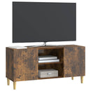 TV-skab Røget eg 102 x 34,5 x 50 cm Konstrueret træ