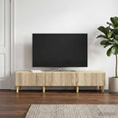 TV-skab med skuffe Sonoma-eg 147 x 34,5 x 30 cm Konstrueret træ