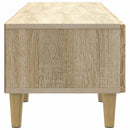 TV-skab med skuffe Sonoma-eg 147 x 34,5 x 30 cm Konstrueret træ