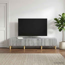 TV-skab Grå sonoma-eg 147 x 34,5 x 30 cm Konstrueret træ