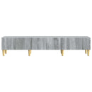 TV-skab Grå sonoma-eg 147 x 34,5 x 30 cm Konstrueret træ
